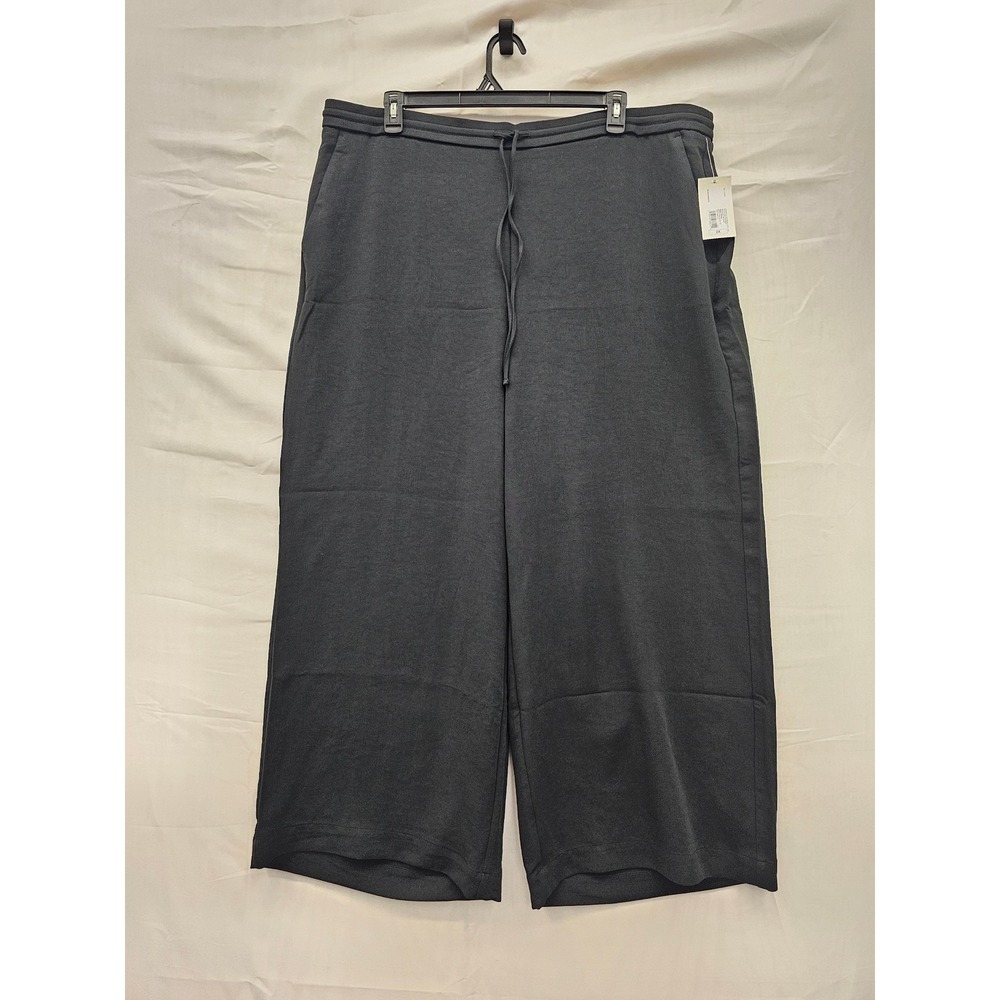 A New Day Womens High-Rise Wide Leg Pants Black Polyester Blend Relaxed‎ Size 2X